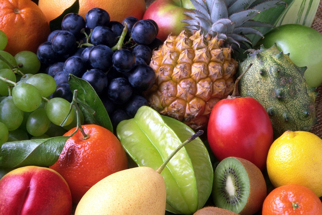 a importância da fruta nas dietas